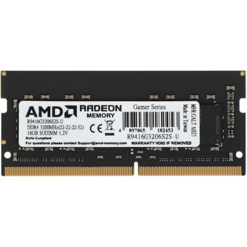 Память DDR4 16GB 3200MHz SO-DIMM для AMD R9 - Высокопроизводительная RAM 260-pin CL22