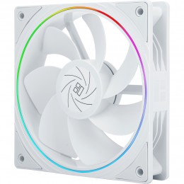 Кулер для корпуса/ Case Cooler Thermalright TL-S12RW Reverse (120x120x25mm, 4-pin PWM, ARGB, 47.6CFM, 23.2dBA, 1500RPM, White)