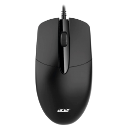 Мышь компьютерная/ Проводная мышь ACER OMW300 оптическая (1200dpi) USB (3but) black