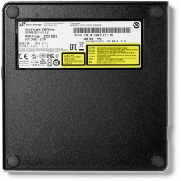 Оптический привод/ LG DVD-RW ext. Silver Slim Ret USB2.0 (3.0 compatible)