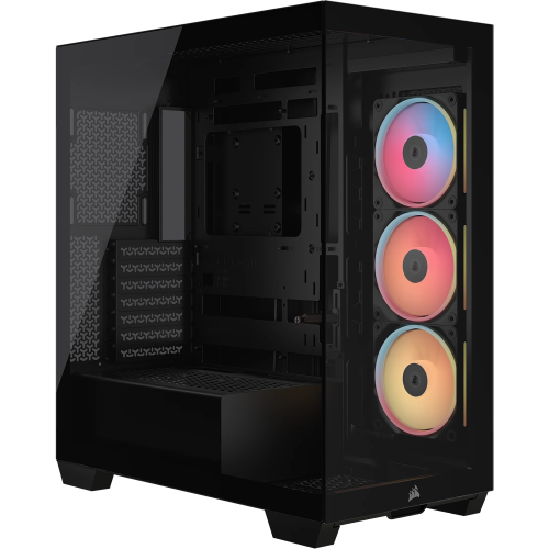 Корпус Corsair 3500X LX-R RGB iCUE LINK: Midi-Tower с ARGB, поддержка E-ATX, ATX, mATX, mITX - Черный