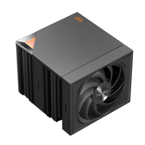 Кулер для процессора/ CPU Cooler PCCooler RZ820 BK (289W, 4-pin PWM, 165mm, Al/Cu, 4x8mm+4x6mm, 1x140mm+1x150mm, 71.9CFM/86.7CFM, 27.1dBA/32dBA, 1500RPM/2200RPM, S: 1851/1700/1200/20XX/115X, AM5/AM4, black) PcCooler