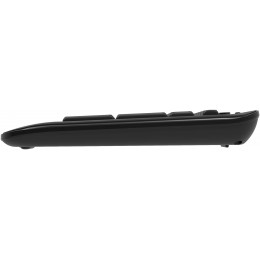 Клавиатура Оклик K257W черный USB беспроводная Multimedia (подставка для запястий) (2070286)