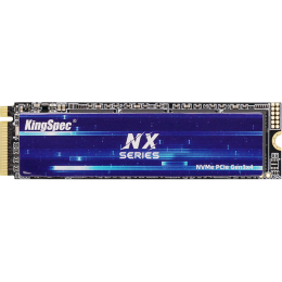 Твердотельный накопитель/ Kingspec SSD NX-4096 2280, 4096GB, M.2(22x80mm), NVMe, PCIe 3.0 x4, 3D QLC, R/W 3600/3200MB/s, IOPs 380 000/320 000, TBW 1920, DWPD 0.4 (3 года)