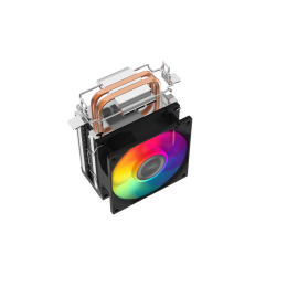 Кулер для процессора/ CPU Cooler SAMA X20 (110W, 4-pin PWM, 123mm, 2x6mm, RGB, 1x92mm, 54.6CFM, 31.2dBA, 2700RPM, S: 1851/1700/1200/115X, AM5/AM4, silver)