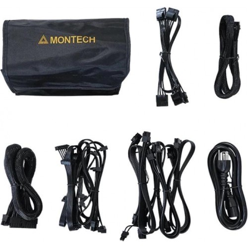 Блок питания Montech ATX 850W TITAN GOLD Gen.5 80+ Gold с APFC и 12xSATA - Высокая производительность и надежность