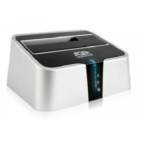 Док-станция для HDD AgeStar 3CBT2 SATA II пластик серебристый 1 [3CBT2]