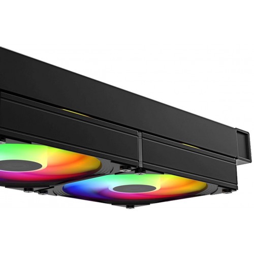 Система водяного охлаждения ID-Cooling FX240 Inf ARGB Soc-AM5/AM4/1200/1700/1851 черный 4-pin 27.2dB Al+Cu 300W Ret [FX240 INF]