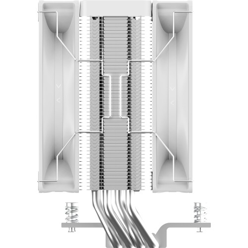 Кулер для процессора Ocypus Delta A40 Elite WH: Высокопроизводительное охлаждение с двойным вентилятором (220W, 4-pin PWM, AM5/AM4)