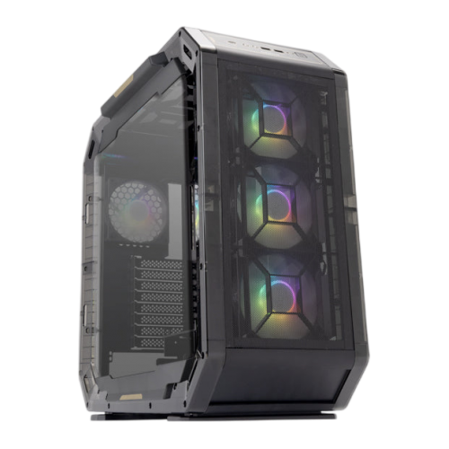 Корпус без блока питания/ Case InWin Airforce, Full-Tower, TG, 4x120mm ARGB, 2xUSB-A 3.0 + 1xUSB-C 3.2, E-ATX, ATX, mATX, mITX Phantom Black In-Win