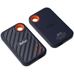 Накопитель SSD Netac USB-C 512Gb NT01ZX20-512G-32BL ZX20 2.5" синий
