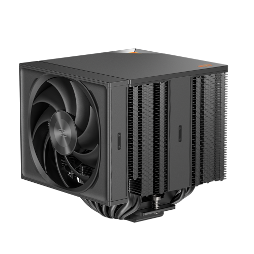 Кулер для процессора/ CPU Cooler PCCooler RZ820 BK (289W, 4-pin PWM, 165mm, Al/Cu, 4x8mm+4x6mm, 1x140mm+1x150mm, 71.9CFM/86.7CFM, 27.1dBA/32dBA, 1500RPM/2200RPM, S: 1851/1700/1200/20XX/115X, AM5/AM4, black) PcCooler