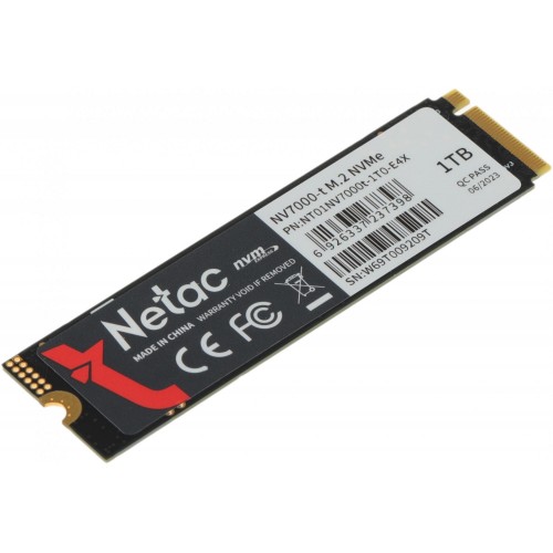 Купить Твердотельный накопитель Netac PCIe 4.0 x4 1TB NT01NV7000t-1T0-E4X M.2 2280 для высокой скорости и надежности хранения данных