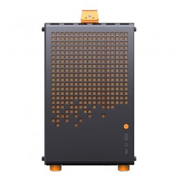 Корпус без блока питания/ Case JONSBO Z20, Mini-Tower, TG, no fan, 1xUSB-A 3.2 + 1xUSB-C 3.2, mATX, mITX Orange/Black