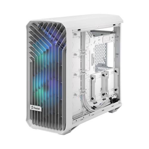 Корпус ПК без блока питания/ Case Fractal Design Torrent RGB TG Clear Tint, Full-Tower, 2x180mm + 3x140mm RGB, 2xUSB-A 3.2 + 1xUSB 3.2 Type-C E-ATX, SSI-CEB, SSI-EEB, ATX, mATX, mITX White Fractal Design