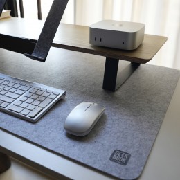 Коврик для мыши/ Mouse pad GEEK NOOK 100*50CM Light Gray Felt