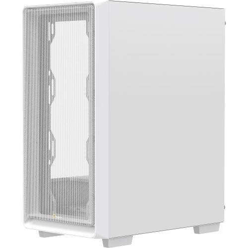 Корпус ПК Ocypus Gamma C60 WH - Midi-Tower без блока питания, 1xUSB-A 3.0, 2xUSB 2.0, для ATX, mATX, mITX в белом цвете