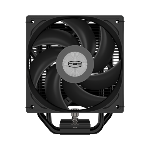 Кулер для процессора/ CPU Cooler PCCooler RT500 BK (240W, 4-pin PWM, LED temp., 152mm, Al/Cu, 5x6mm, 1x120mm, 73.32CFM, 34.9dBA, 2200RPM, S: 1851/1700/1200/115X, AM5/AM4, black) PcCooler