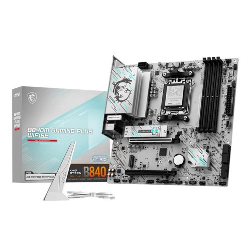 Купить материнскую плату MSI B840M GAMING PLUS WIFI6E Socket AM5 - 4xDDR5, 2.5G, RAID, HDMI