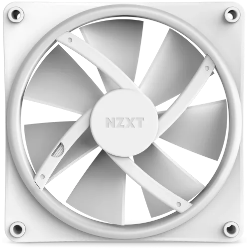 Кулер для корпуса ПК/ Case Cooler NZXT F140 RGB Duo (140x140x25mm, 4-pin PWM, RGB, 84.75CFM, 36dBA, 1800RPM, White) NZXT