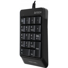 Числовой блок A4Tech FK13P черный USB slim для ноутбука (FK13P BLACK) кабель 1.5м