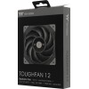 Купить вентилятор Thermaltake Toughfan 12 120x120x25 черный 4-pin 22.3дБ (CL-F117-PL12BL-A) для корпуса - Высокая производительность и низкий уровень шума