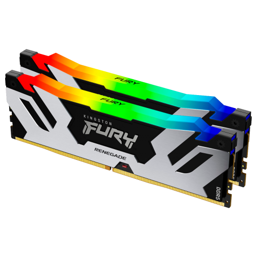 Kingston FURY Renegade RGB 96GB DDR5 6000MT/s CL32 - Оперативная Память (Kit из 2 модулей) для Высокой Производительности