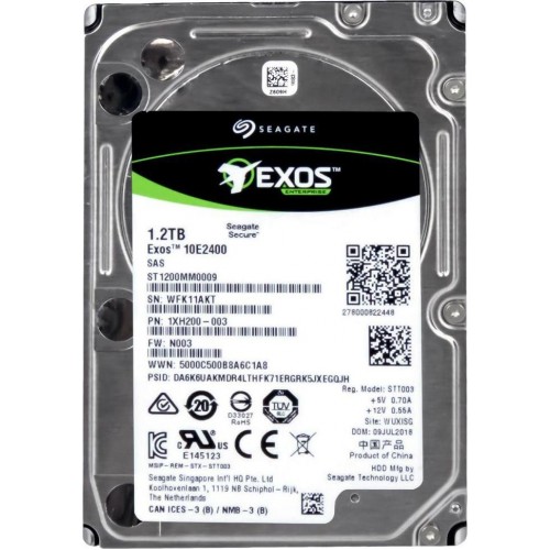 Жесткий диск/ HDD Seagate SAS 1.2Tb 2.5"""" Enterprise Performance 10K 12Gb/s 128Mb 1 year warranty