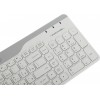Клавиатура A4Tech FBK25: Беспроводная USB Slim Multimedia в Белом/Сером Цвете