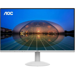 Монитор AOC 24B30H3/BW 23.8'', 1920x1080, IPS, 120hz, 20M:1, 300cd, 4ms, VGA, HDMI 1.4, VESA, 3Y, White/ AOC 24B30H3/_ 23.8'', 1920x1080, IPS, 120hz, 20M:1, 300cd, 4ms, VGA, HDMI 1.4, VESA, 3Y, White