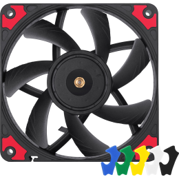 Кулер для корпуса/ Case Cooler Noctua NF-A12x15 PWM chromax.black.swap (120x120x15mm, 4-pin PWM, 55.44CFM, 23.9dBA, 1850RPM, Black)