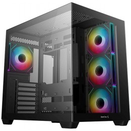 Корпус Deepcool CG530 4F черный ATX 2x120mm 2x140mm 2xUSB2.0 1xUSB3.0 audio bott PSU [R-CG530-BKADA4-G-1]