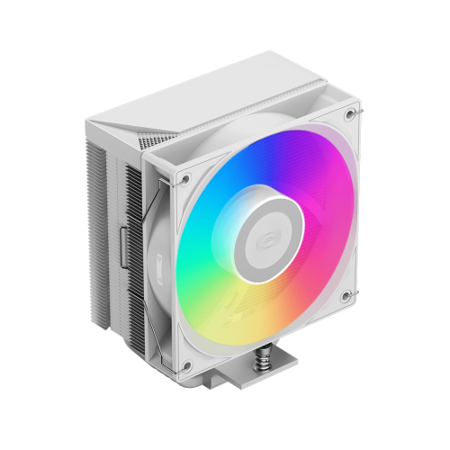 Кулер для процессора/ CPU Cooler PCCooler RT500 TC ARGB WH (245W, 4-pin PWM, 152mm, Al/Cu, 5x6mm, ARGB, 1x120mm, 73.32CFM, 34.9dBA, 2200RPM, S: 1851/1700/1200/115X, AM5/AM4, white)