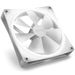 Кулер для корпуса ПК/ Case Cooler NZXT F140 RGB Duo (140x140x25mm, 4-pin PWM, RGB, 84.75CFM, 36dBA, 1800RPM, White)