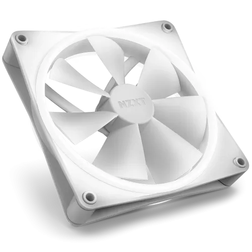 Кулер для корпуса ПК/ Case Cooler NZXT F140 RGB Duo (140x140x25mm, 4-pin PWM, RGB, 84.75CFM, 36dBA, 1800RPM, White) NZXT