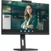 AOC Q27P3QW 27" 2560x1440, IPS, 75Hz, 50M:1, 350cd, 4ms, 2xHDMI 1.4, DisplayPort 1.2, 4xUSB 3.2, Camera 2.0mp, H. adj 150mm, pivot, Speakers, VESA, 3Y, Black AOC
