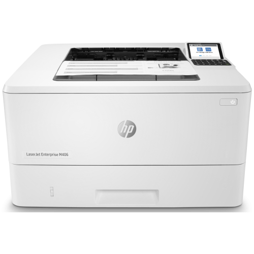 Принтер лазерный HP LaserJet Enterprise M406dn (3PZ15A) A4 Duplex Net белый