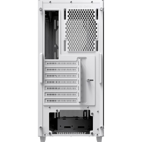 Корпус ПК Ocypus Gamma C60 WH - Midi-Tower без блока питания, 1xUSB-A 3.0, 2xUSB 2.0, для ATX, mATX, mITX в белом цвете