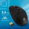 Мышь Оклик 509MW Black: Оптическая беспроводная USB мышь 1600dpi для ноутбука с 4 кнопками