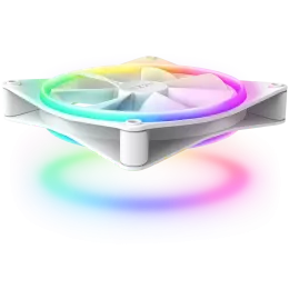 Кулер для корпуса ПК/ Case Cooler NZXT F140 RGB Duo (140x140x25mm, 4-pin PWM, RGB, 84.75CFM, 36dBA, 1800RPM, White)