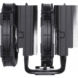 Кулер для процессора/ CPU Cooler Noctua NH-D15 chromax.black (183W, 4-pin PWM, 165mm, Al/Cu, 6x6mm, 2x140mm, 82.43CFM, 24.6dBA, 1500RPM, S: 1851/1700/1200/115X, AM5/AM4, Black)