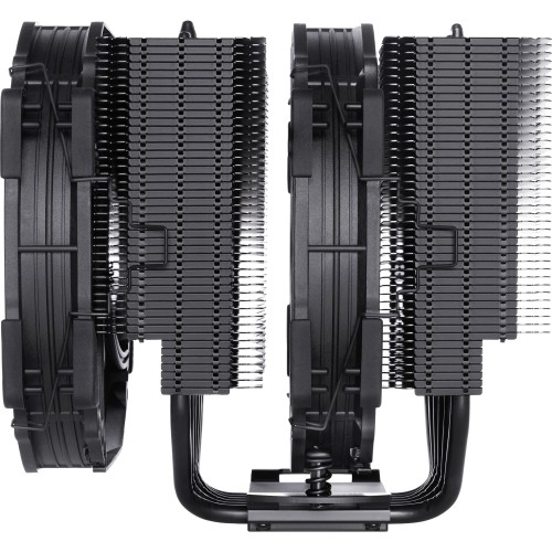 Кулер для процессора/ CPU Cooler Noctua NH-D15 chromax.black (183W, 4-pin PWM, 165mm, Al/Cu, 6x6mm, 2x140mm, 82.43CFM, 24.6dBA, 1500RPM, S: 1851/1700/1200/115X, AM5/AM4, Black)