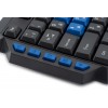 Клавиатура Оклик 750G FROST WAR черный USB для геймеров – мультимедийная, кабель 1.8м (337452)