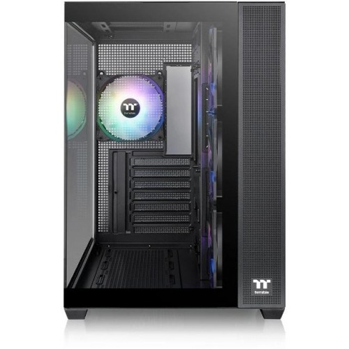 Купить корпус Thermaltake View 380 TG ARGB черный ATX с RGB подсветкой и поддержкой 6 вентиляторов - идеальный выбор для игрового ПК