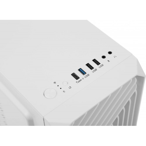 Корпус Accord ACC-265W белый mATX с вентиляцией 2x120mm и USB 3.0 для надежной сборки ПК