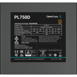 Блок питания Deepcool ATX 750W PL750D 80+ bronze (20+4pin) APFC 120mm fan 8xSATA RTL [PL750D]