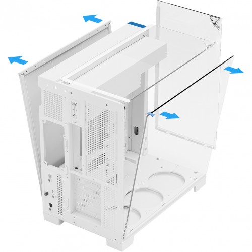 Корпус без блока питания/ Case Thermalright A70, Midi-Tower, TG, no fans, 2xUSB-A 3.0, 1xUSB Type-C, ATX, mATX, mITX White