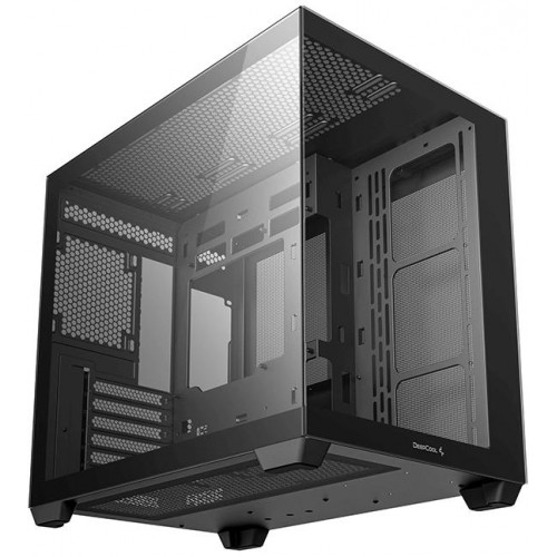 Корпус Deepcool CG530 черный ATX с поддержкой 2x120mm и 2x140mm вентиляторов, USB 2.0 и 3.0, аудио и блоком питания