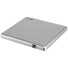 Оптический привод/ LG DVD-RW ext. Silver Slim Ret USB2.0 (3.0 compatible)