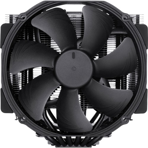 Кулер для процессора/ CPU Cooler Noctua NH-D15 chromax.black (183W, 4-pin PWM, 165mm, Al/Cu, 6x6mm, 2x140mm, 82.43CFM, 24.6dBA, 1500RPM, S: 1851/1700/1200/115X, AM5/AM4, Black)